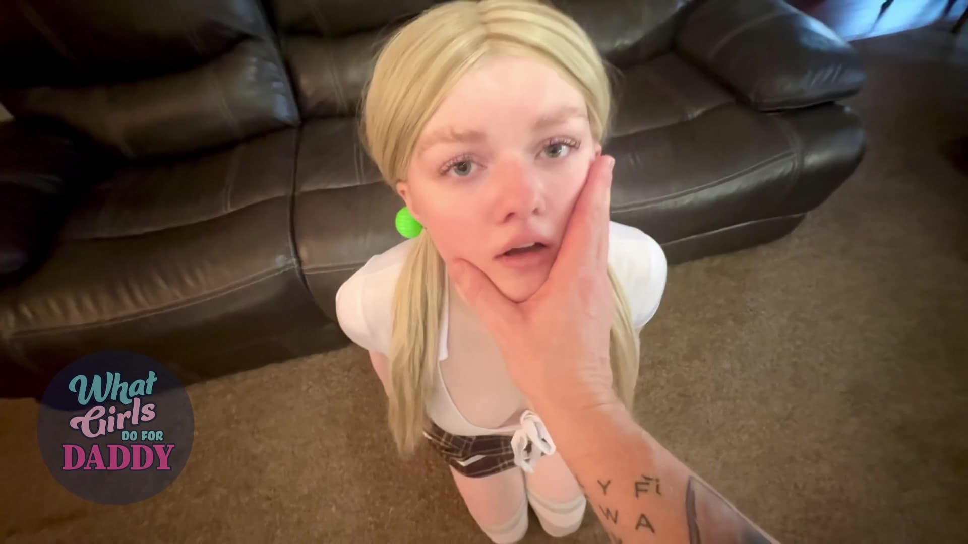 True Amateur - 18yo Teen 18+ Stacie - First Ever Porn - Hardcore Homemade Dominant Stepdaddy Age Gap Submissive Slut Face Fucking Content - Filming Debut!
