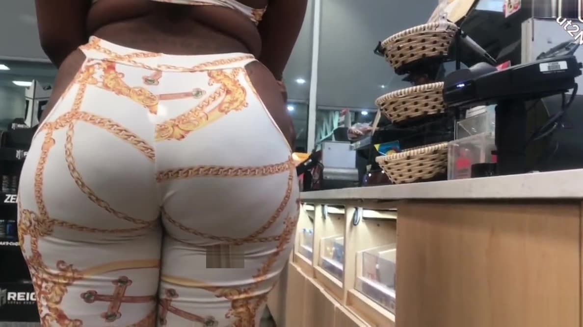 Phat black asses in public