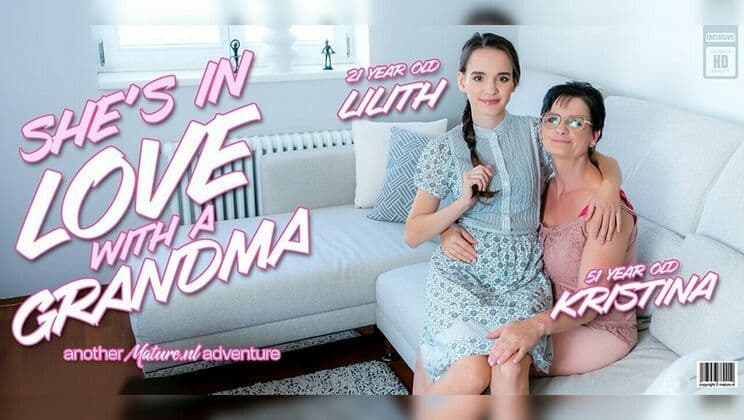 Kristina C - Lilith Grandma Kristina Has A Sexaffair With Hot Teen 18+ Lilith And Both Of Their Pussies Get Licked And More