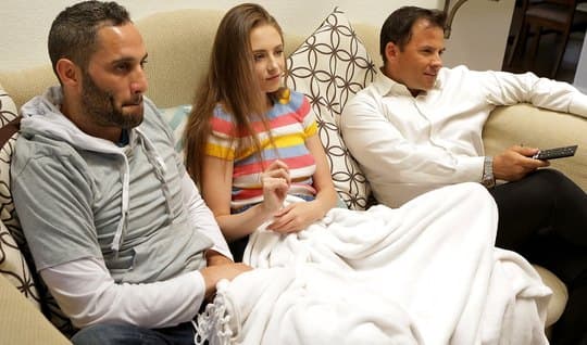 Young girl seduced by a friends Step father on sex in the pose of cancer...