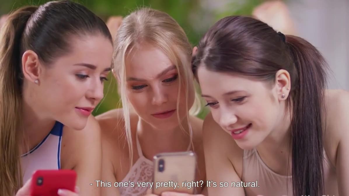 Three Had A Lesbian Threesome And Squirted With Pleasure With Russian Girls, Nancy A And Leah Maus